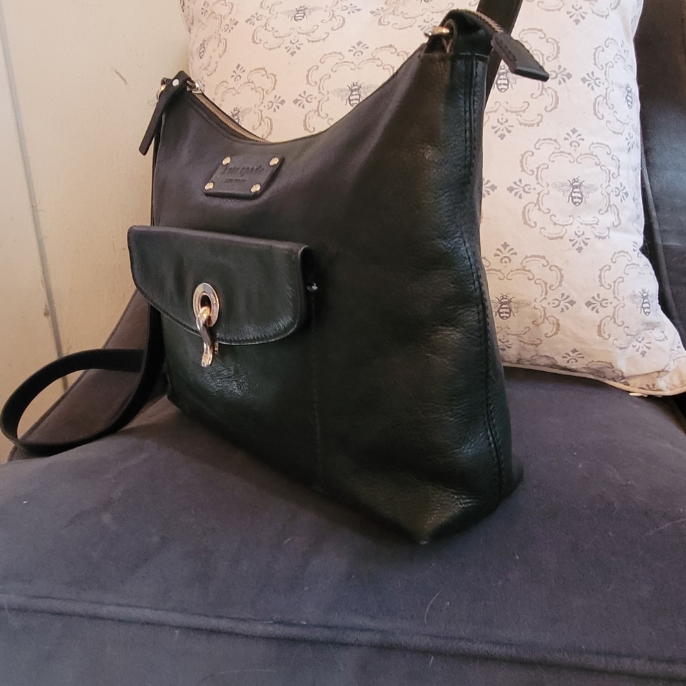 Kate Spade Black Leather Cossbody - Picture 2 of 14